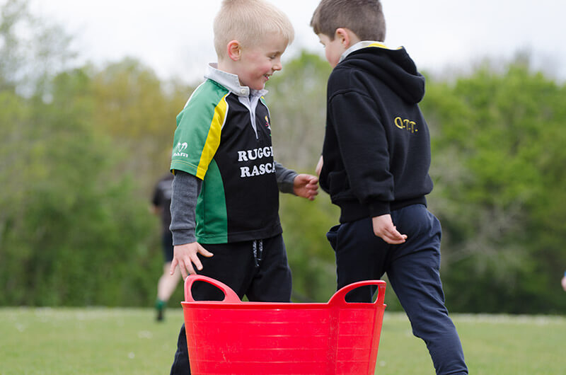 the boys who make friends while training rugby